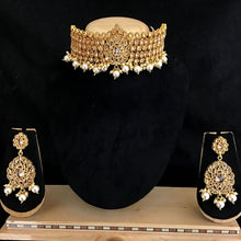 Gold Gold Look Necklace Set - Dazzles Jewellery