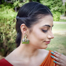 Danglers Temple Earring 4486-82 - Dazzles Jewellery