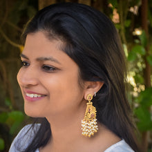 Danglers Antique Earring 6563-28 - Dazzles Jewellery