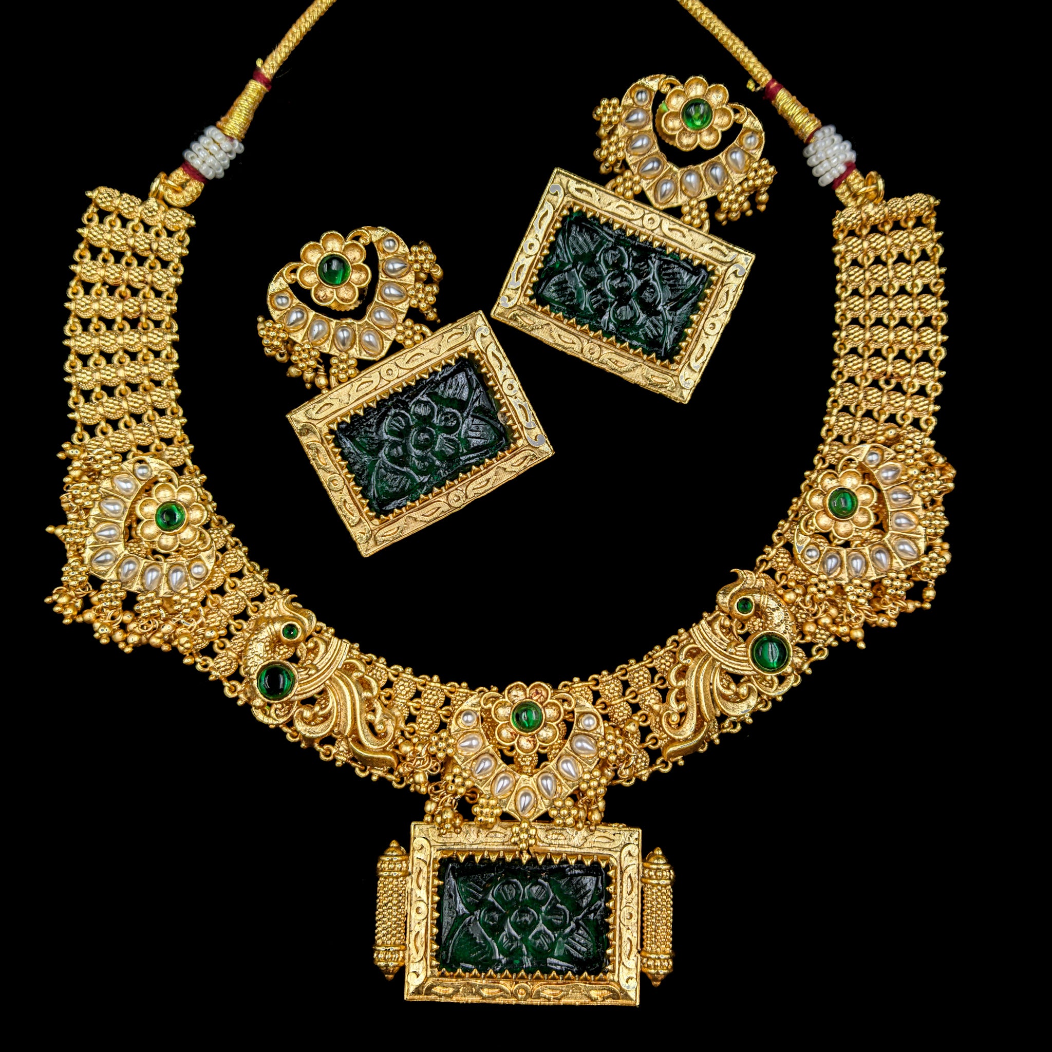 Round Neck Gold Look 4501-82 - Dazzles Jewellery