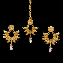 Pink Gold Look Necklace Set - Dazzles Jewellery