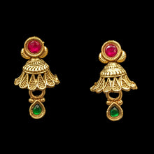 Medium Antique Pendant Set 7015-1 - Dazzles Jewellery