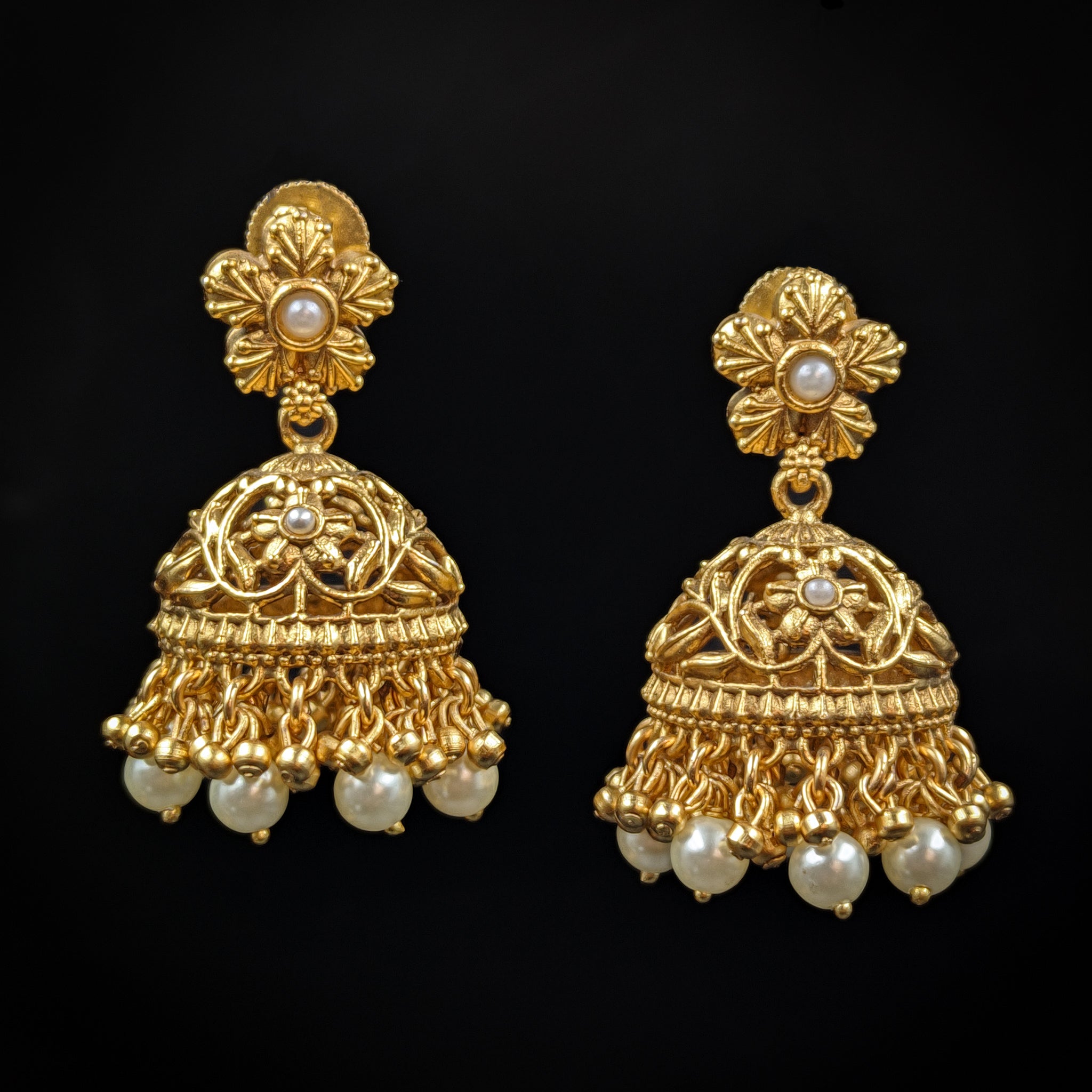 Gold Gold Look Earring - Dazzles Jewellery