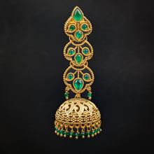 Green Gold Look Earring - Dazzles Jewellery