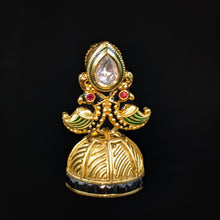 Black Gold Look Earring - Dazzles Jewellery