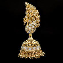 Jhumki Antique Earring 6627-28 - Dazzles Jewellery