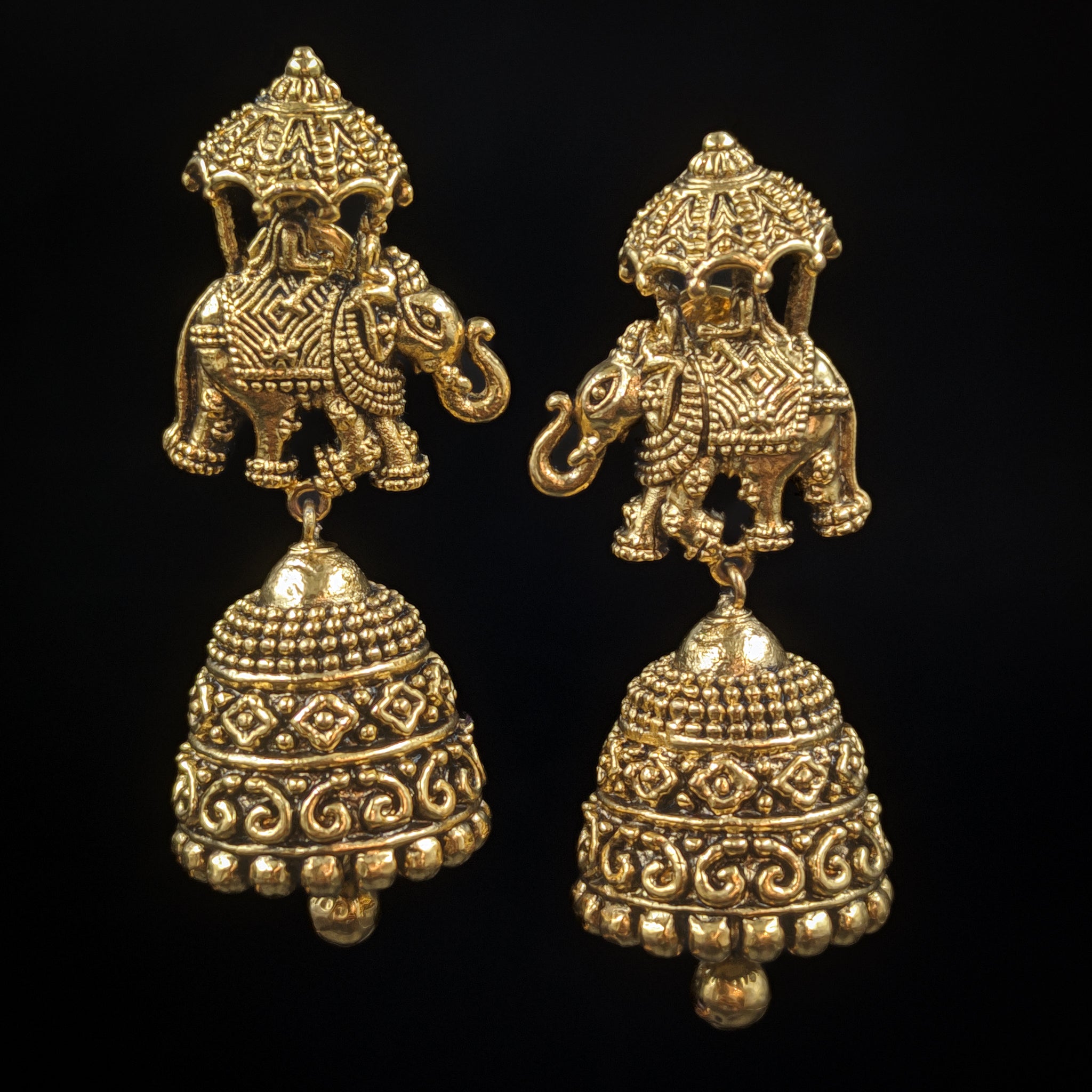 Gold Gold Look Earring - Dazzles Jewellery