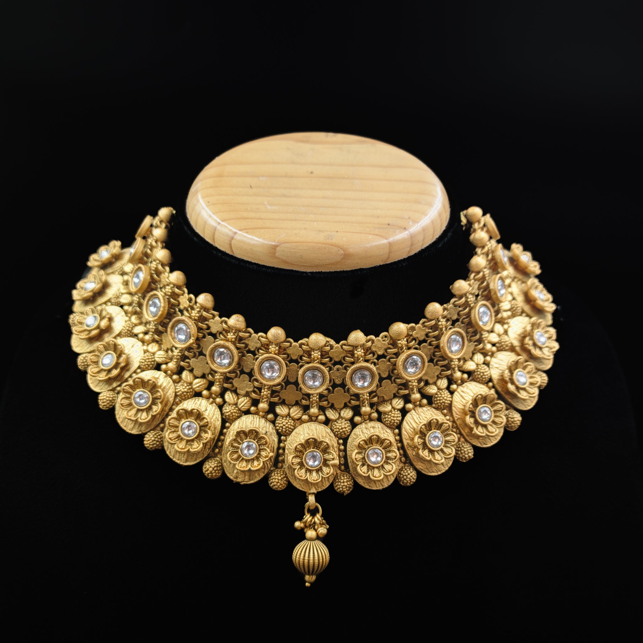 Gold Gold Look Necklace Set - Dazzles Jewellery