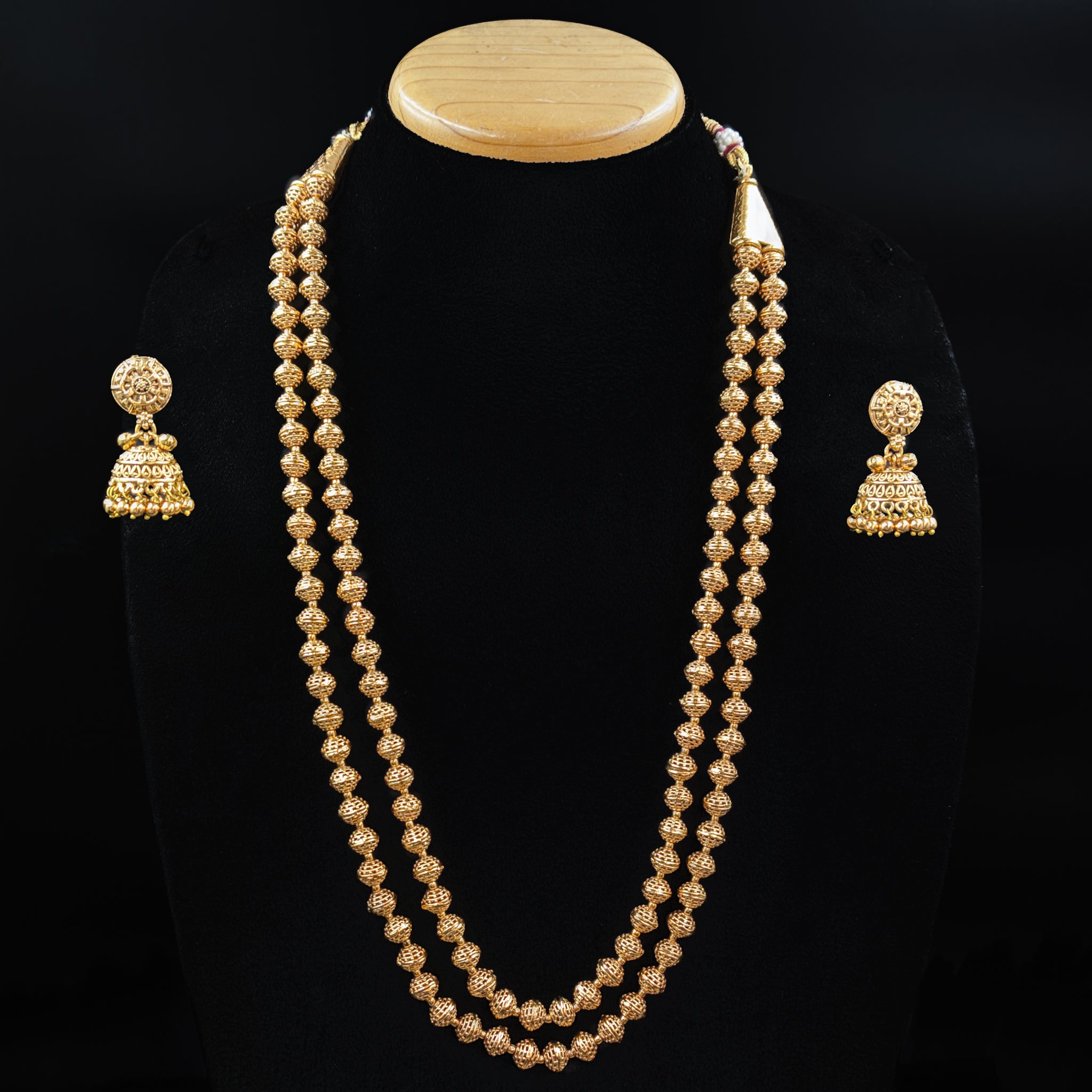 Pearl Beads Mala Set 5696-31 - Dazzles Jewellery