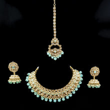 Round Neck Antique Necklace Set 7192-33 - Dazzles Jewellery