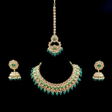 Round Neck Antique Necklace Set 7192-33 - Dazzles Jewellery