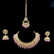 Round Neck Antique Necklace Set 7192-33 - Dazzles Jewellery