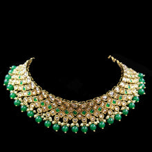 Choker Antique Necklace Set 7194-33 - Dazzles Jewellery