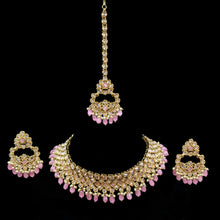 Choker Antique Necklace Set 7194-33 - Dazzles Jewellery