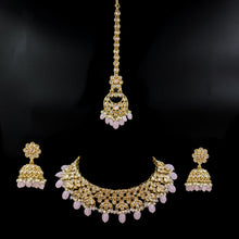 Round Neck Antique Necklace Set 7195-33 - Dazzles Jewellery