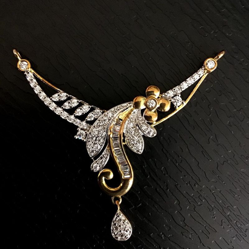 White Mangalsutra - Dazzles Jewellery