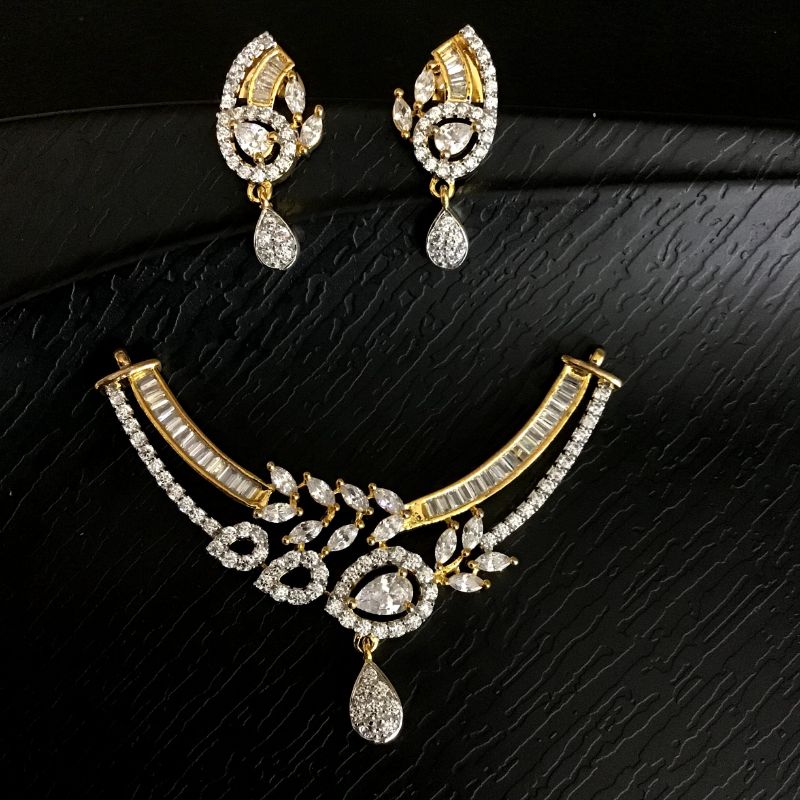 White Mangalsutra - Dazzles Jewellery