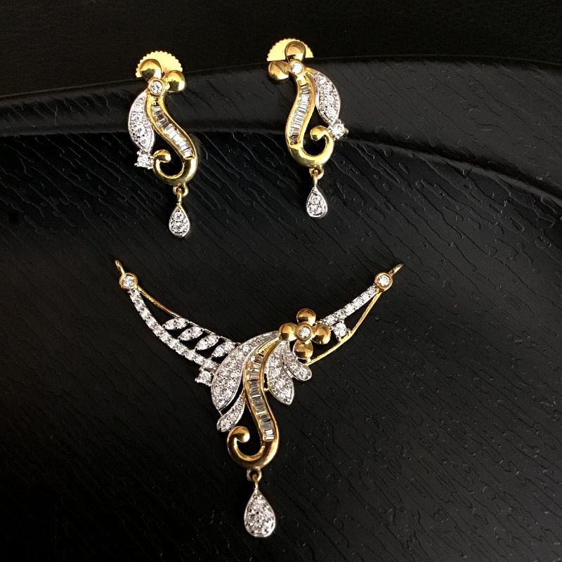 White Mangalsutra - Dazzles Jewellery