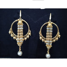 Traditional Gold Look Earring 13895-0984 - Dazzles Jewellery
