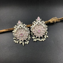 Tops/Studs Oxidized Earring 4676-59 - Dazzles Jewellery