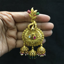 Medium Antique Pendant Set 5863-28 - Dazzles Jewellery