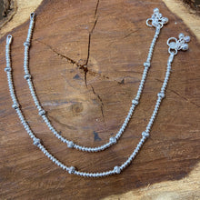 Silver Anklet 1684-75 - Dazzles Jewellery