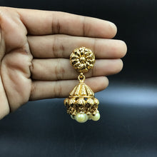 Choker Gold Look Necklace Set 8263-100 - Dazzles Jewellery