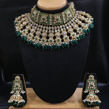 Choker Polki Necklace Set 5758-21 - Dazzles Jewellery
