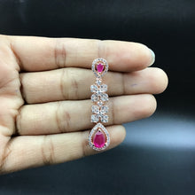 Round Neck Zircon/AD Necklace Set 6036-08 - Dazzles Jewellery