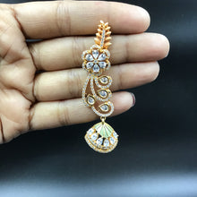 White Zircon/AD Earring 4933-8998 - Dazzles Jewellery