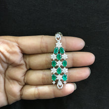 Round Neck Zircon/AD Necklace Set 5928-69 - Dazzles Jewellery