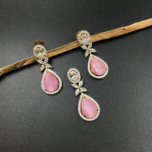 Light Zircon/AD Pendant Set 3451-68 - Dazzles Jewellery