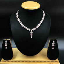 Round Neck Zircon/AD Necklace Set 3155-11 - Dazzles Jewellery