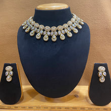 Polki Necklace Set 1425-21 - Dazzles Jewellery