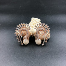 Rose Gold Zircon/AD Earring 16366-3513 - Dazzles Jewellery