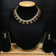 Polki Necklace Set 1509-21 - Dazzles Jewellery