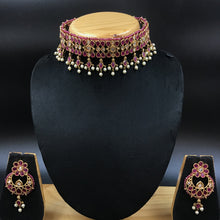 Choker Polki Necklace Set 4886-21 - Dazzles Jewellery