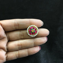 Tops/Studs Jadau Earring 5982-65 - Dazzles Jewellery