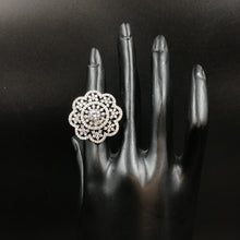 Adjustable Zircon/AD Ring 3183-11 - Dazzles Jewellery
