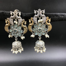 Danglers Oxidized Earring 4692-59 - Dazzles Jewellery