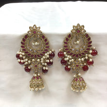 Chandbali Antique Earring 6912-28 - Dazzles Jewellery
