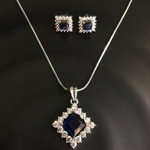 Zircon/AD Pendant Set 1167-69 - Dazzles Jewellery