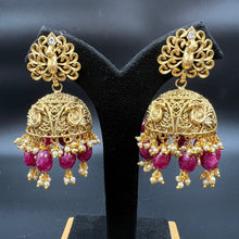 Jhumki Gold Look Earring 4488-82 - Dazzles Jewellery