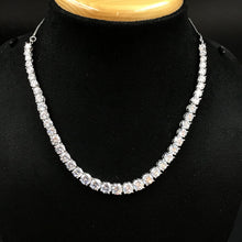 Round Neck Zircon/AD Necklace Set 3167-11 - Dazzles Jewellery