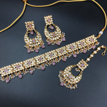 Choker Kundan Necklace Set 3710-28 - Dazzles Jewellery