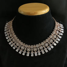 Zircon/AD Necklace Set 1178-69 - Dazzles Jewellery