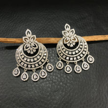 Chandbali Zircon/AD Earring 4187-69 - Dazzles Jewellery