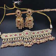 Designer Bridal Kundan Choker Set 19762 - Dazzles Jewellery