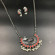 Medium Oxidized Pendant Set 4325-81 - Dazzles Jewellery