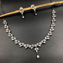 Victorian Zircon/AD Necklace Set - Dazzles Jewellery